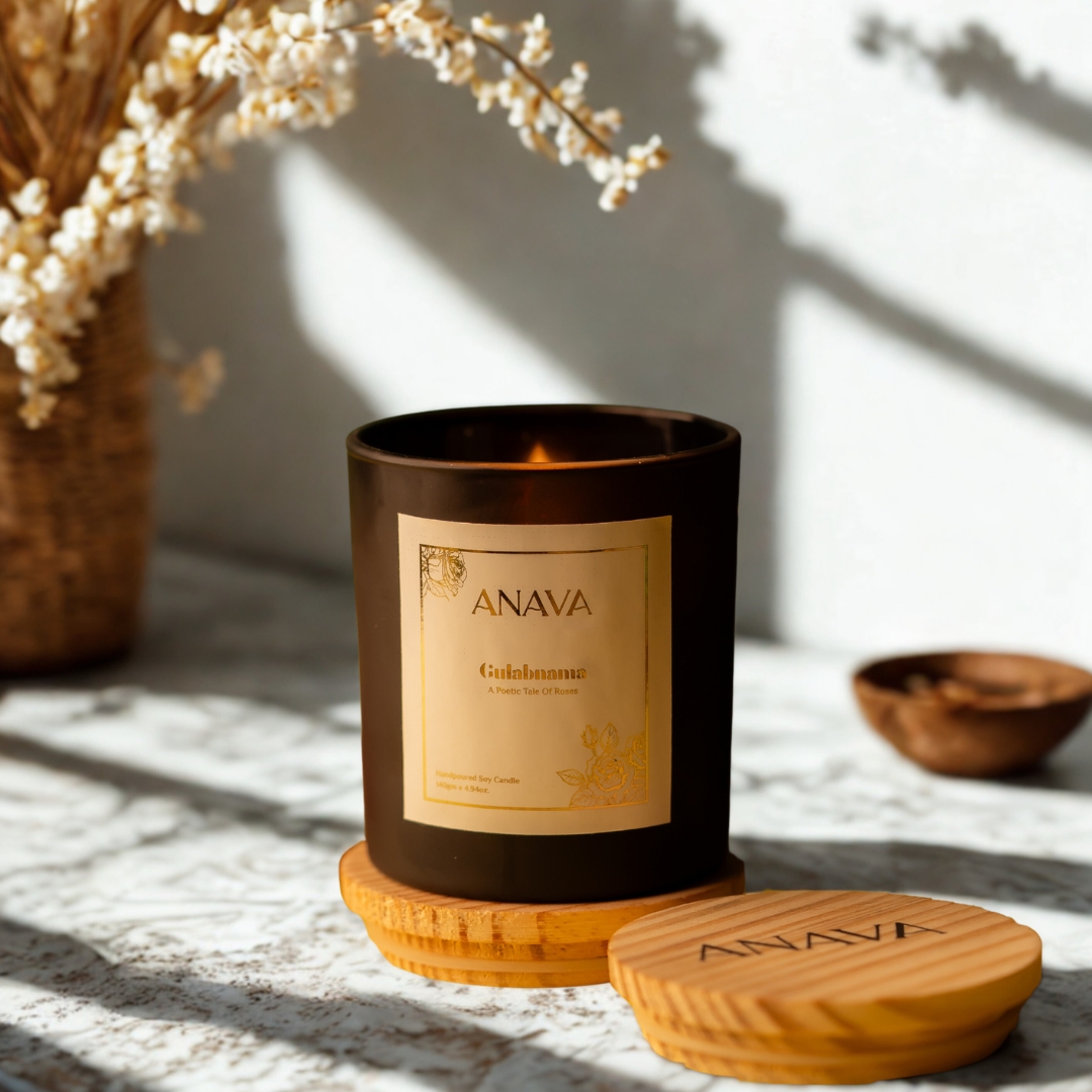 Gulabnama – A Poetic Tale of Roses- Soy Wax Candle