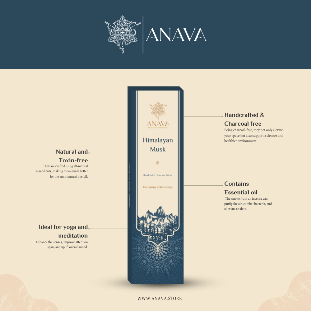 Himalayan Musk Incense Sticks – Pure Himalayan Aroma