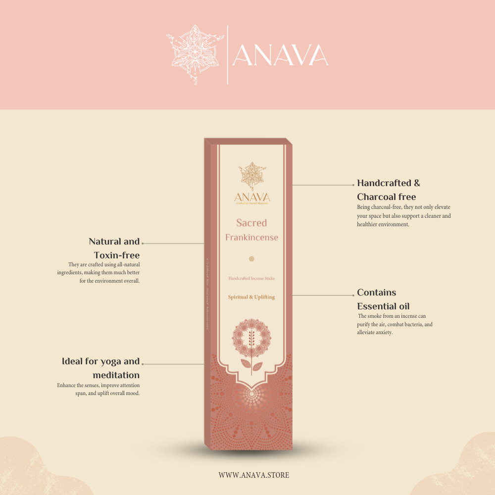 Sacred Frankincense Incense Sticks – Pure Spiritual Scent
