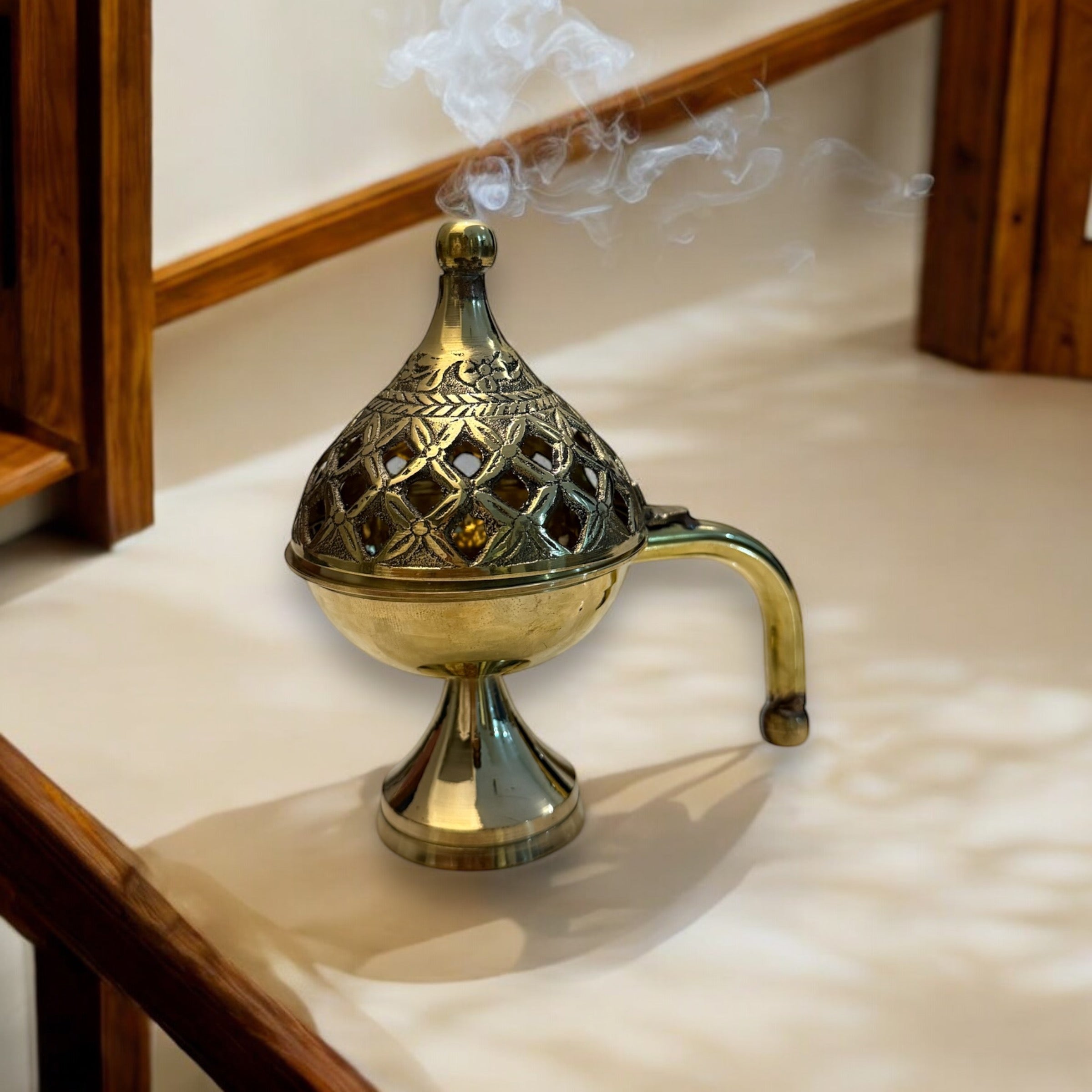 Spiritual Brass Dhoop Burner – Enhance Every Sacred Moment