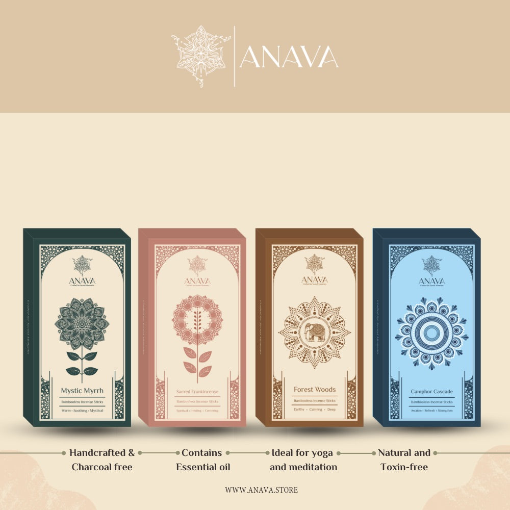 Nirvana Essence Set Bambooless Incense Sticks – Blend of Flavors