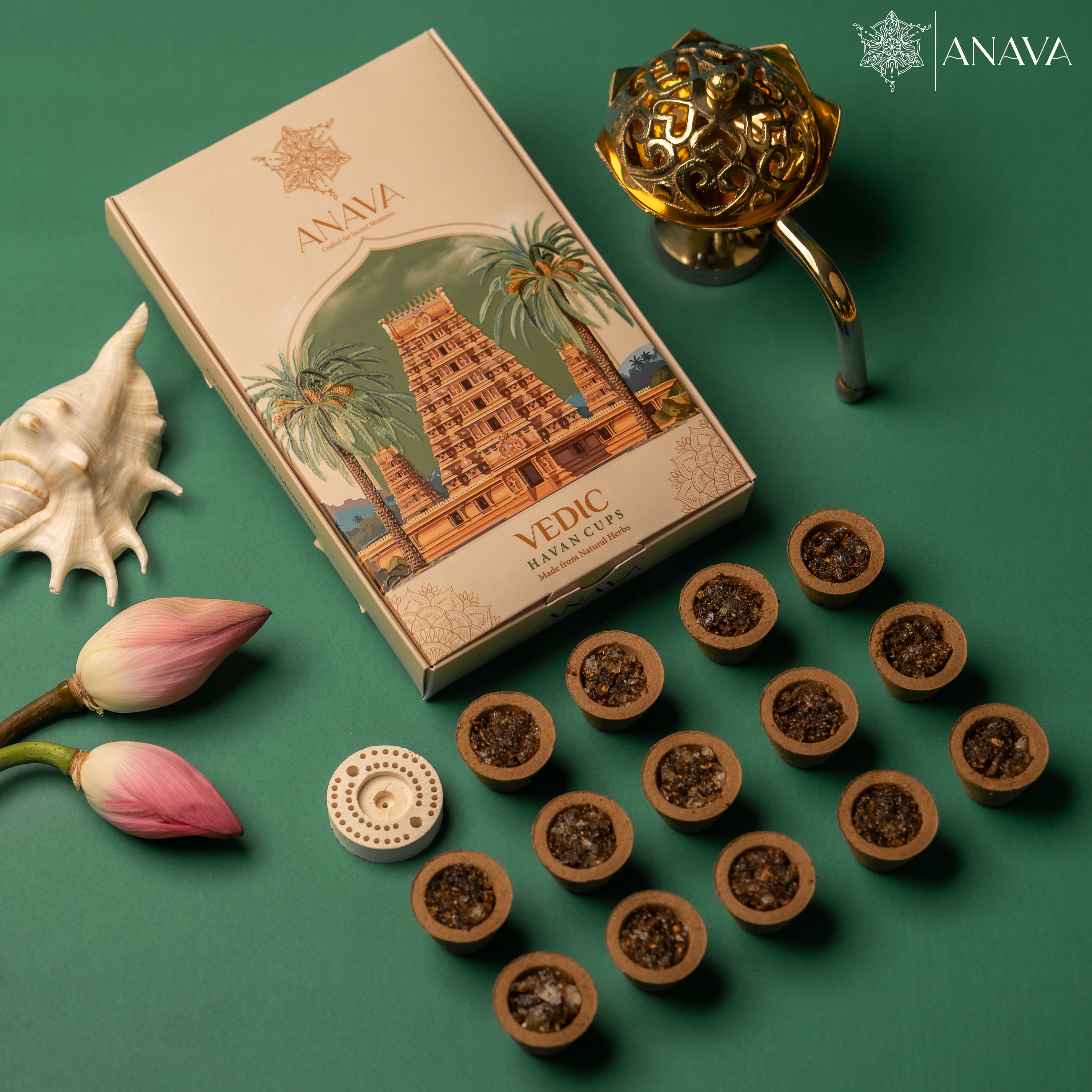 Vedic Havan Cups-Pure Natural Herbs-Pure Aromatherapy