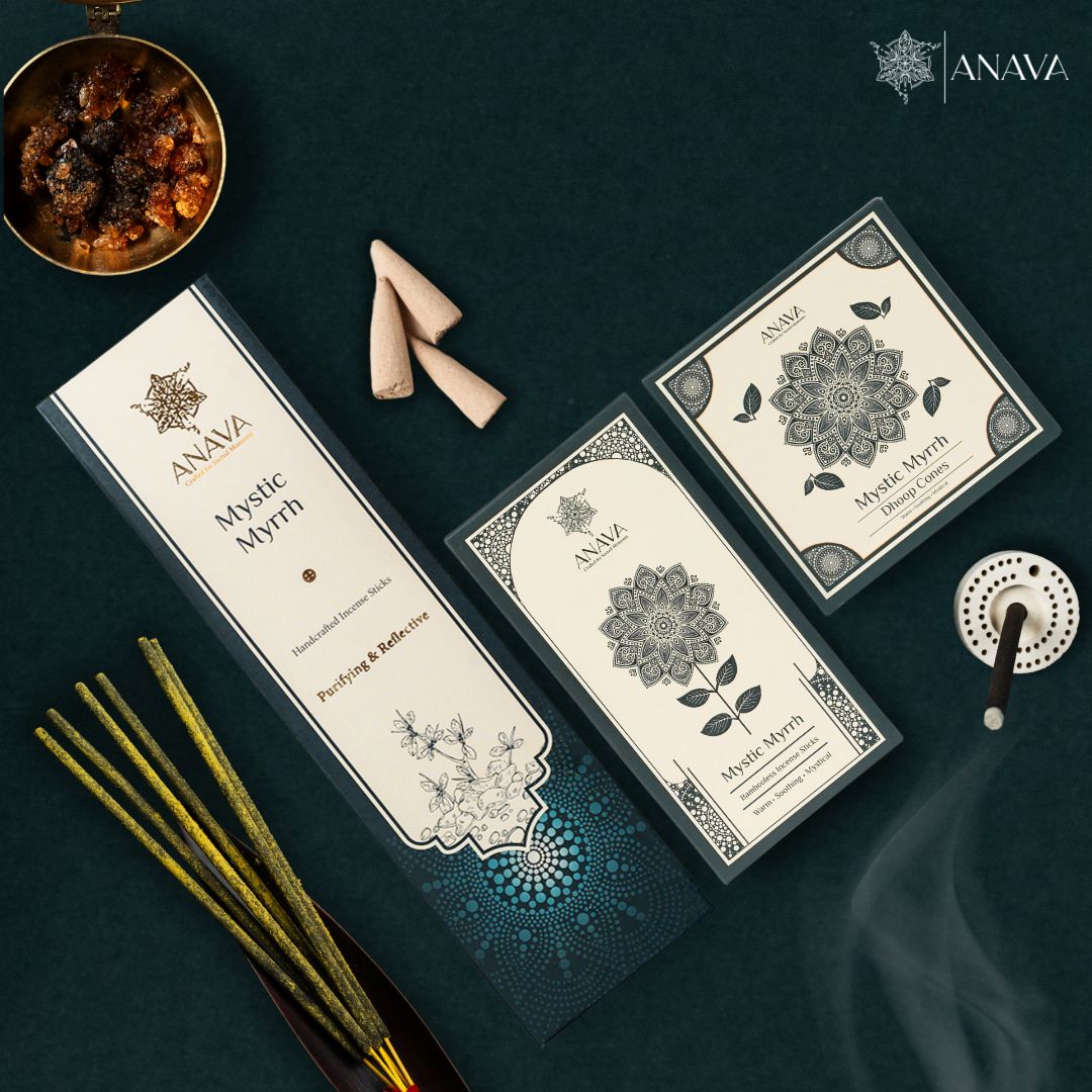 Nirvana Myrrh Pack (Set of 3) - for Purity, Peace