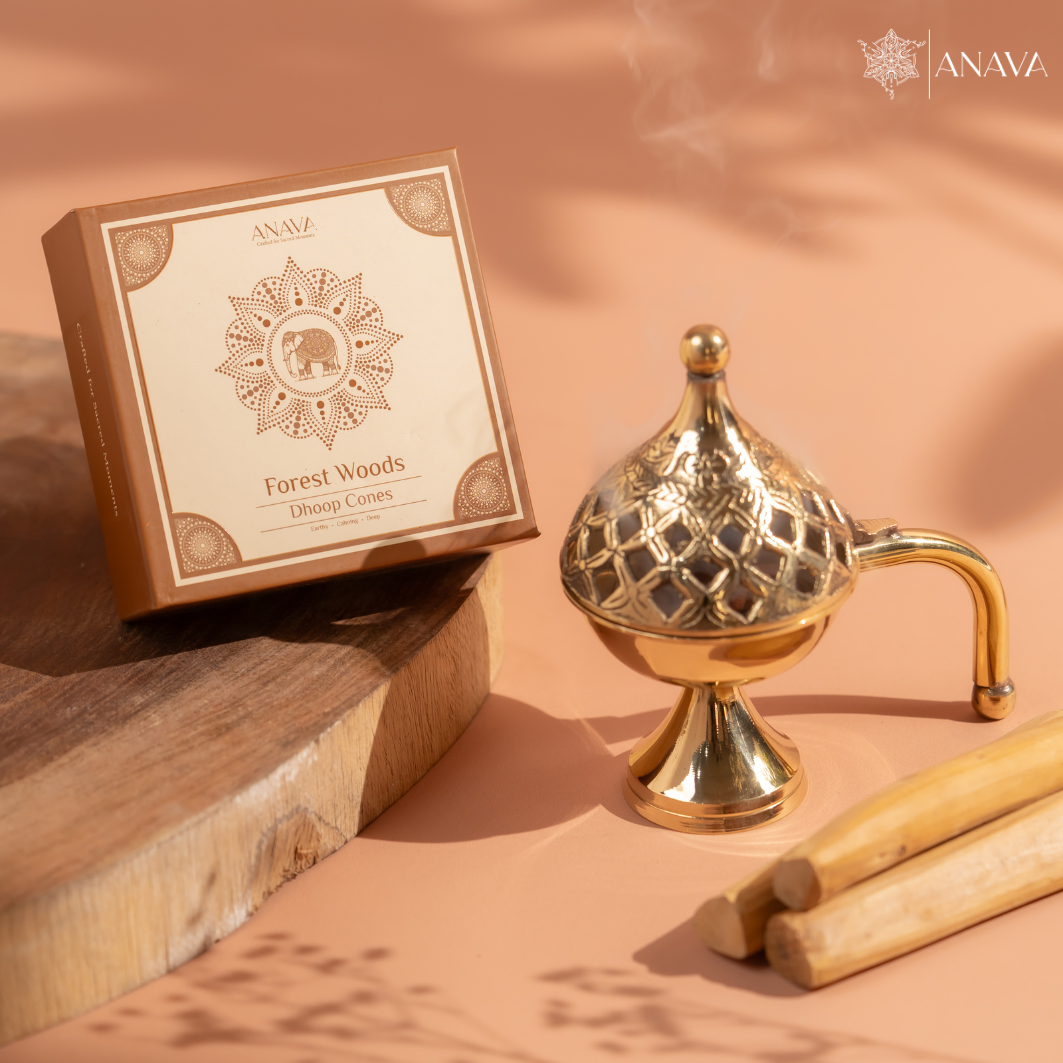 Handcrafted-Brass Burner and Premium-Cone combo