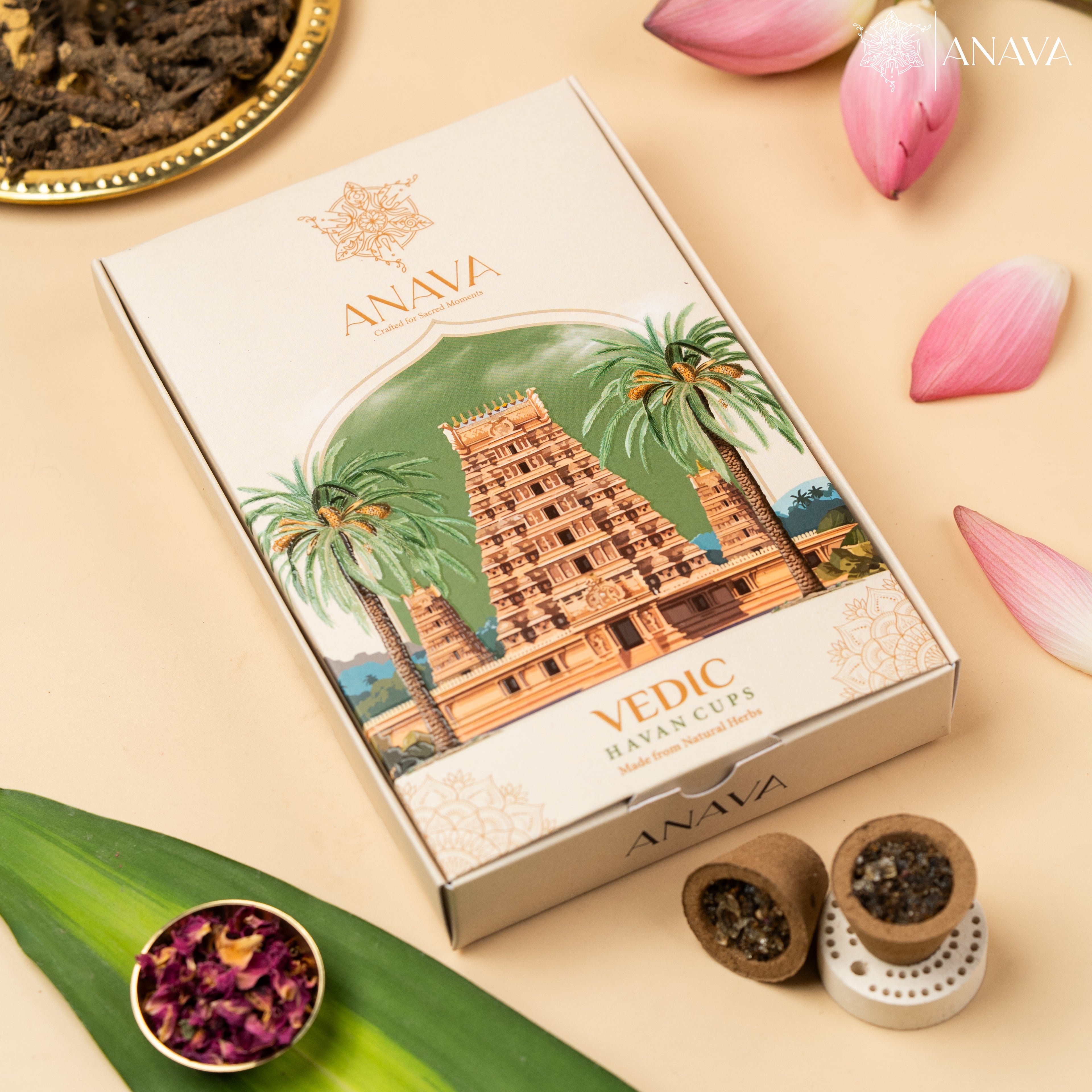 Vedic Havan Cups-Pure Natural Herbs-Pure Aromatherapy