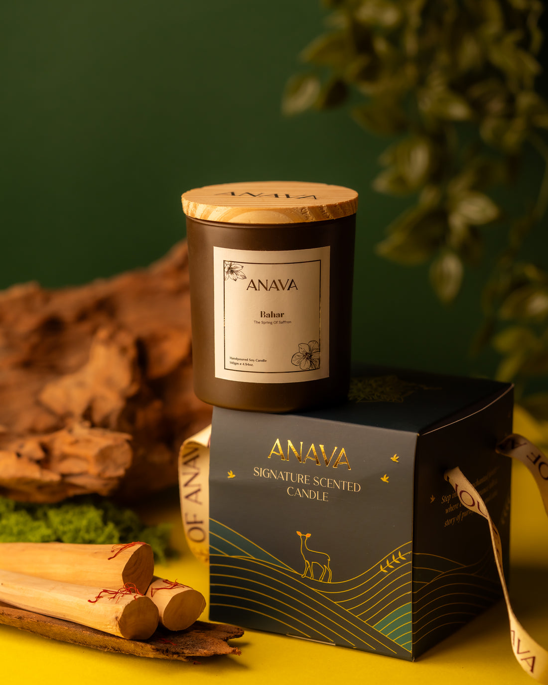 Bahar- A Spring Of Saffron- Soy Wax Candle