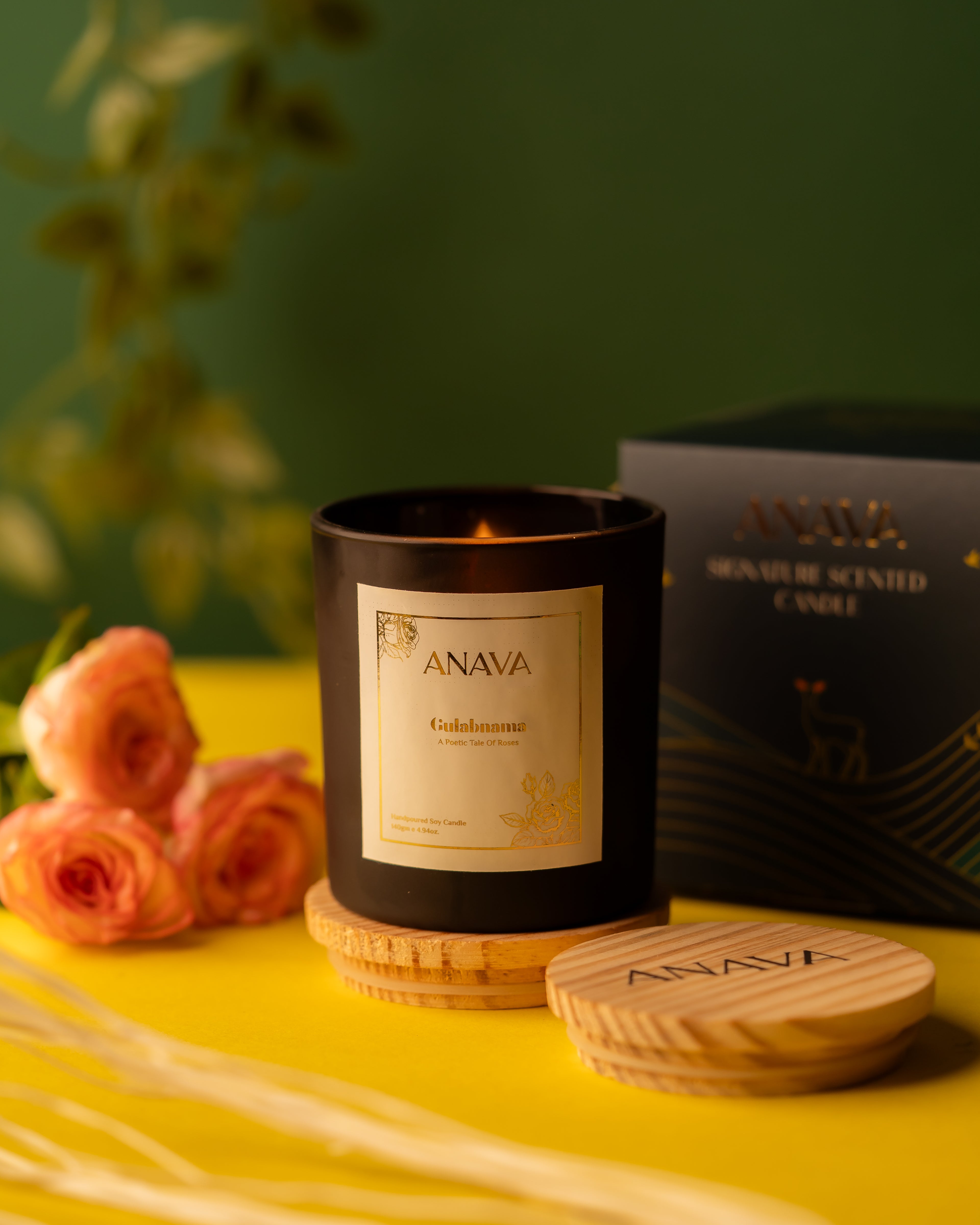Gulabnama – A Poetic Tale of Roses- Soy Wax Candle