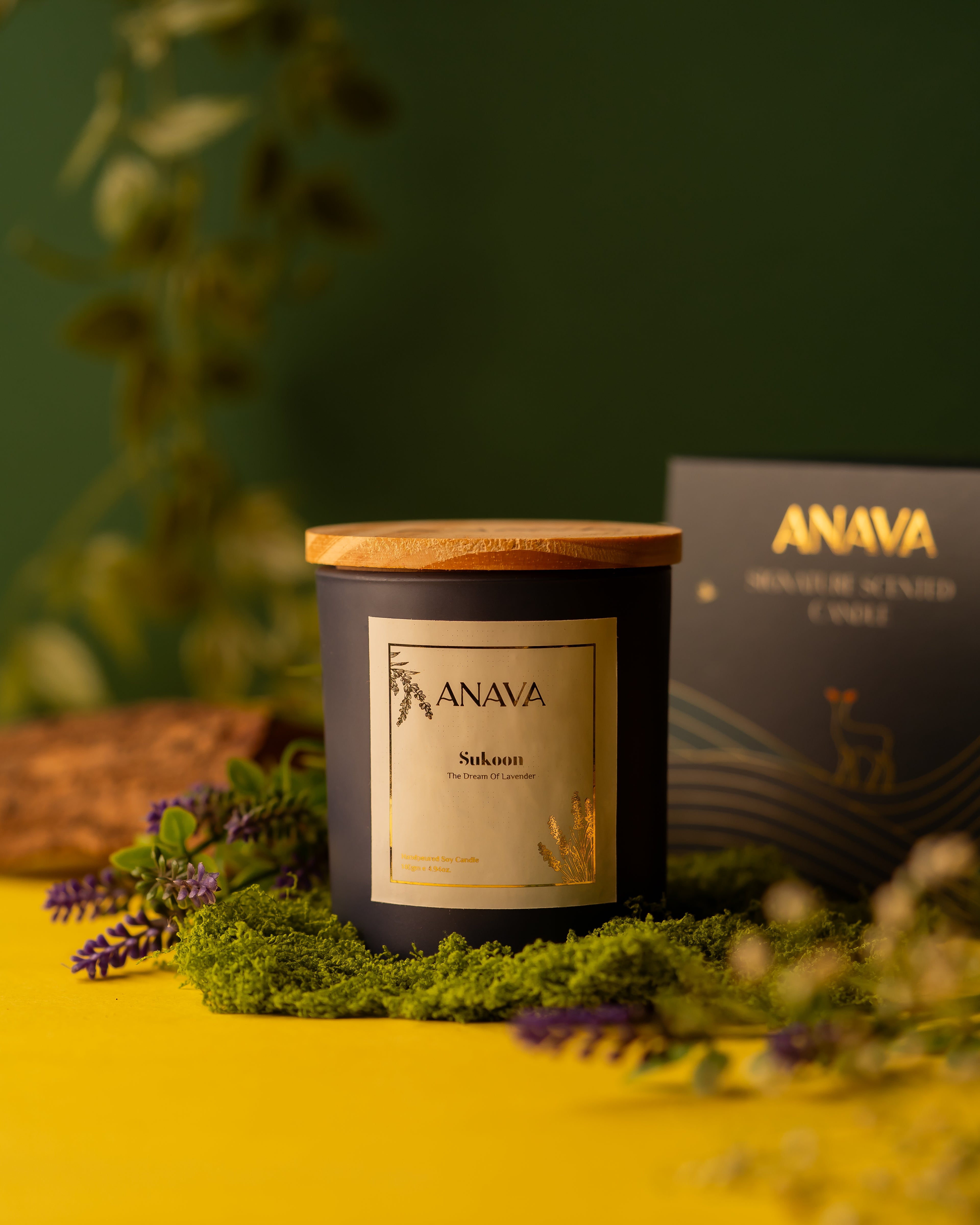 Sukoon – The Dream of Lavender- Soy Wax Candle