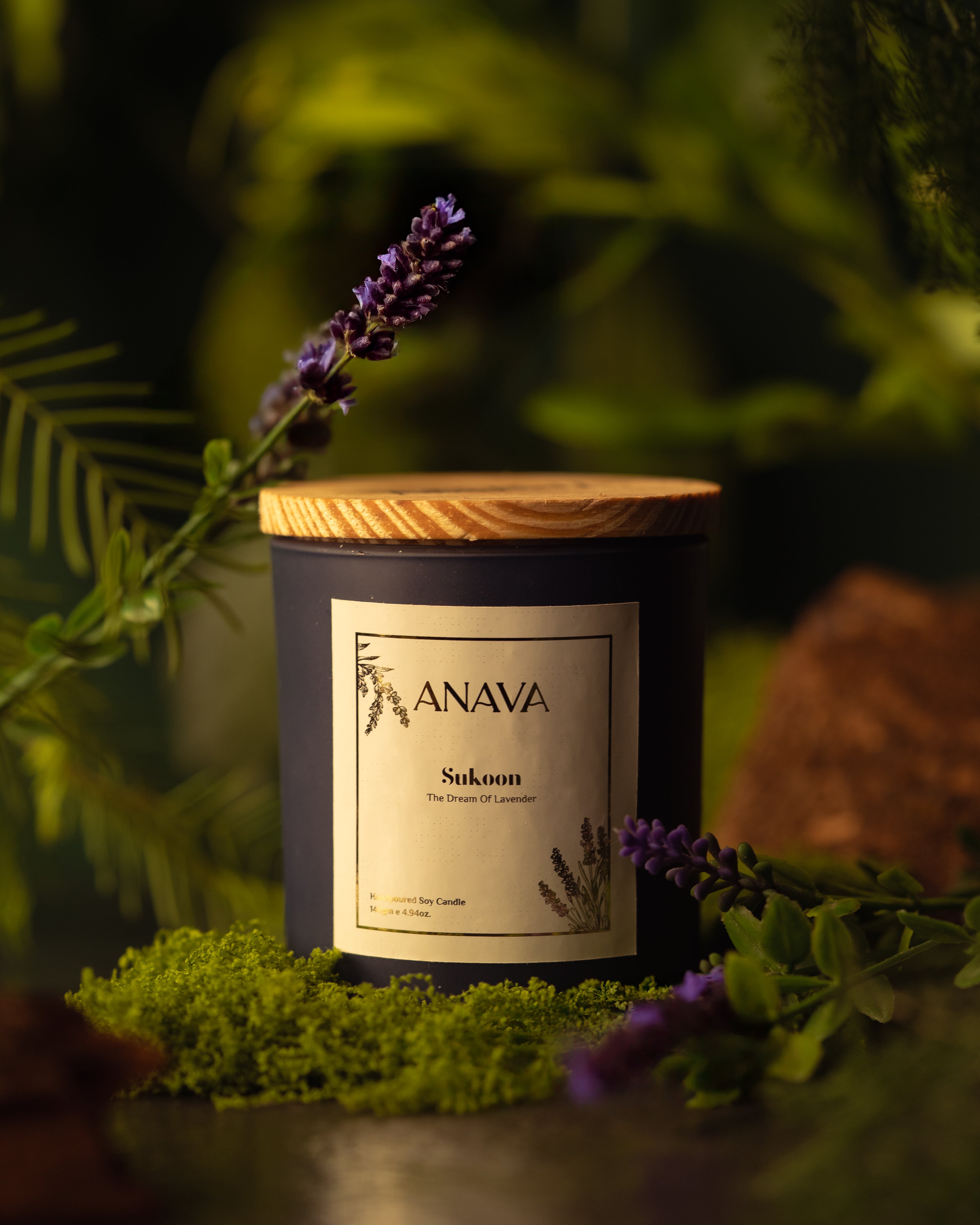 Sukoon – The Dream of Lavender- Soy Wax Candle
