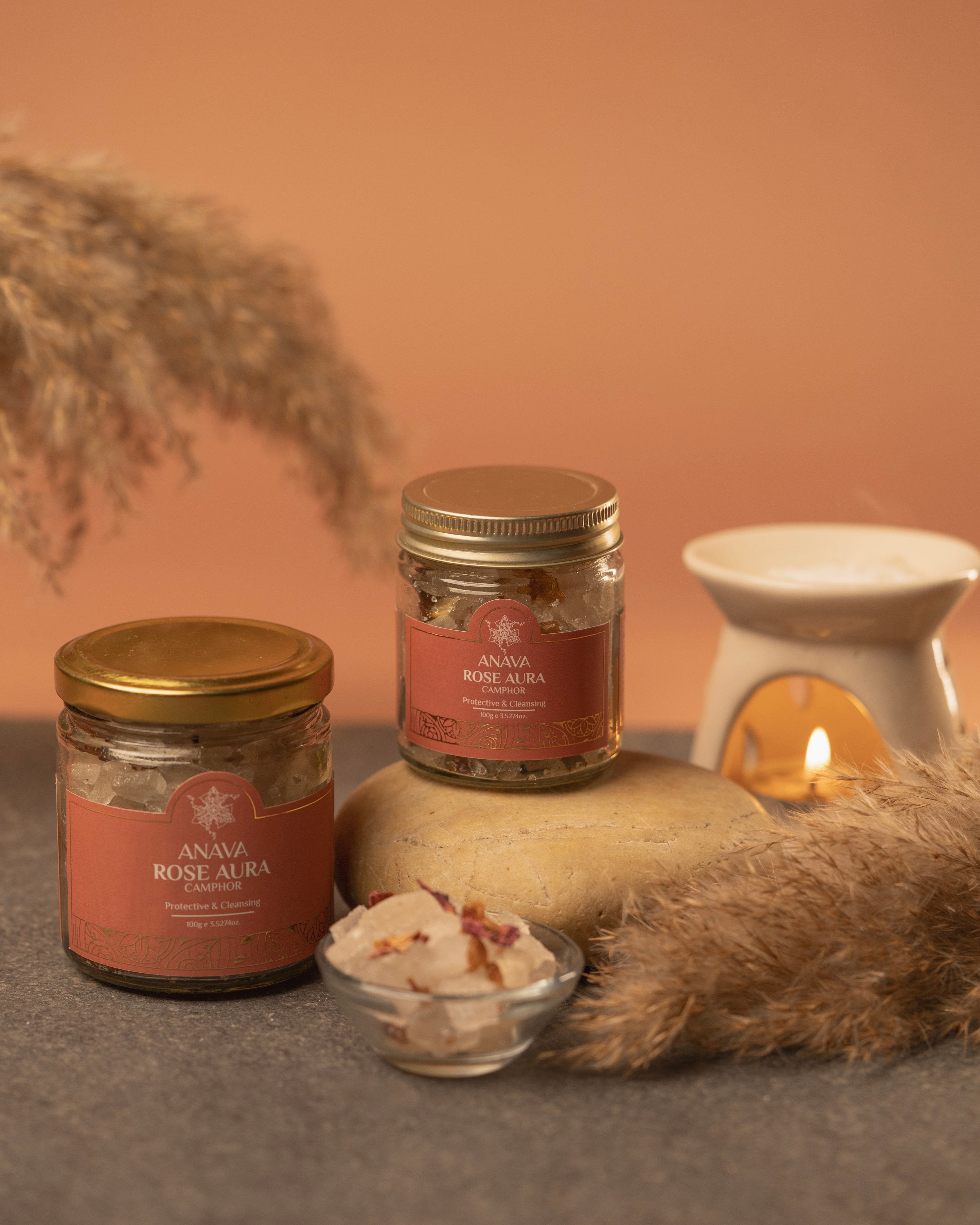 Rose Aura Camphor Blend – A Fragrance of Love & Purity