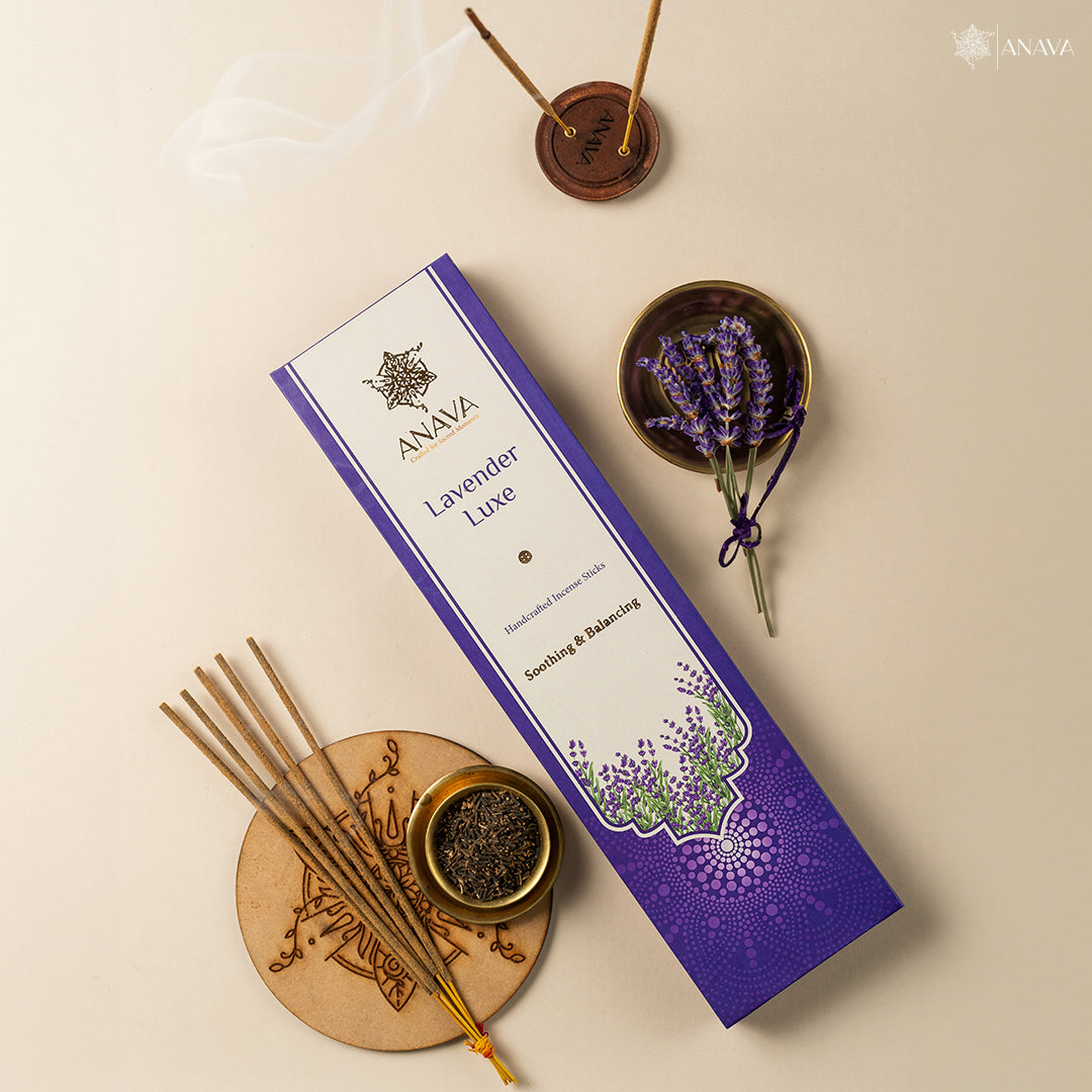 Lavender Luxe Incense Sticks – Purity & Devotion Aroma