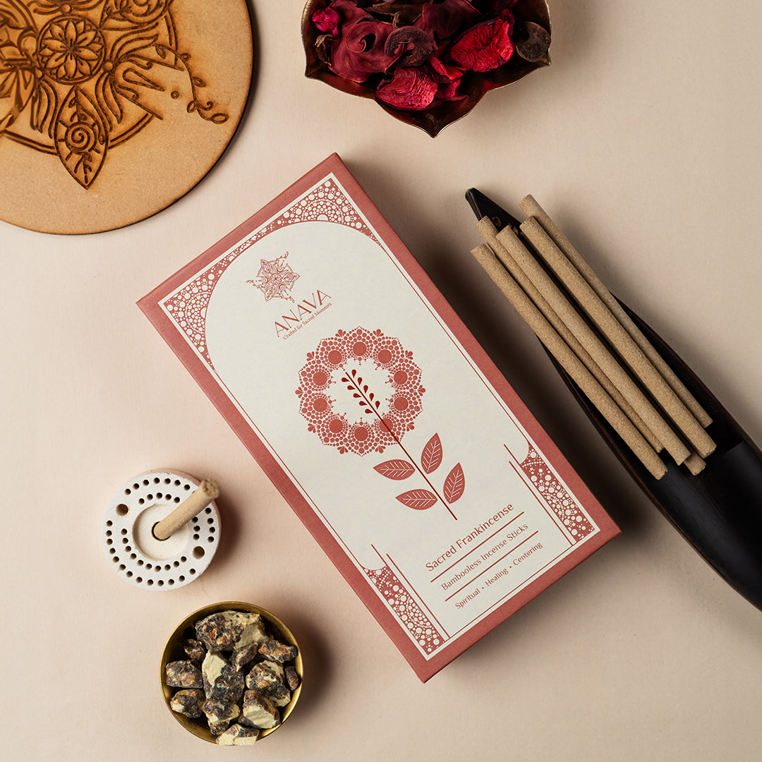 Sacred Frankincense Bambooless Incense Sticks-Aroma of Calm