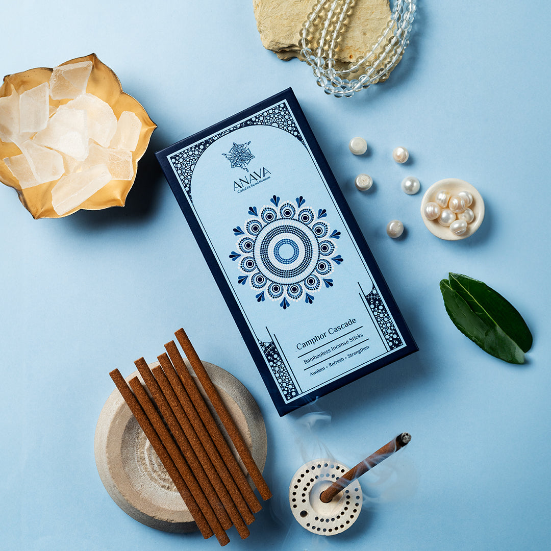 Camphor Cascade Bambooless Incense Sticks – Pure Scent