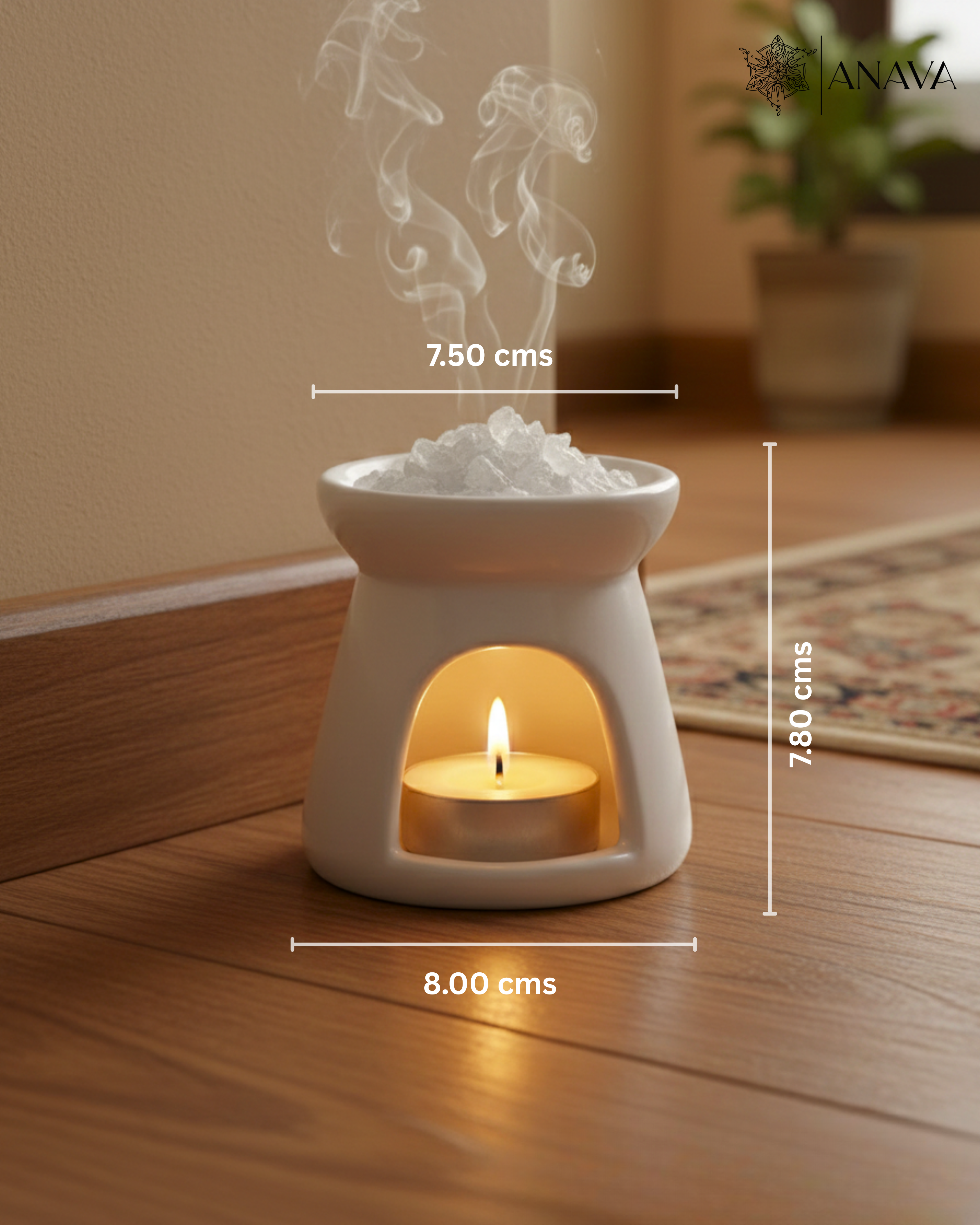 Lumina Leaf Ceramic Diffuser- An Invitation to Slowdown