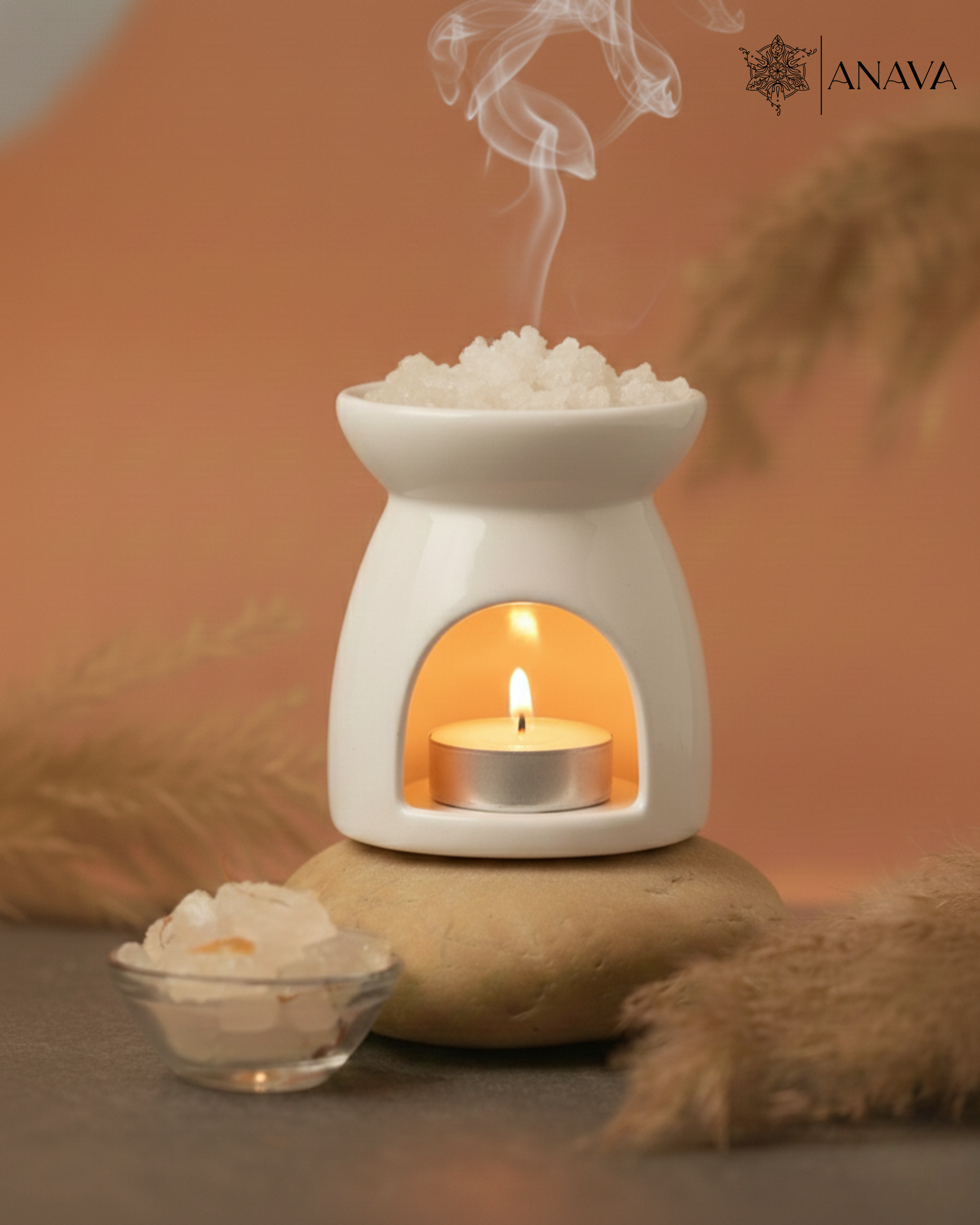 Lumina Leaf Ceramic Diffuser- An Invitation to Slowdown