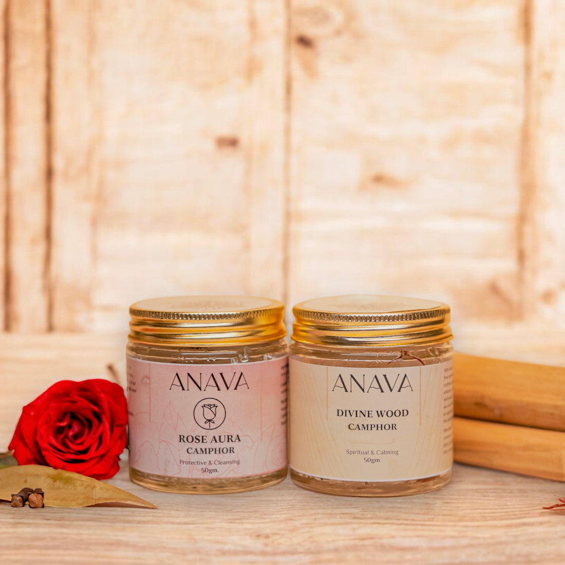 Sacred Camphor Blend Set- Rose, Sandalwood