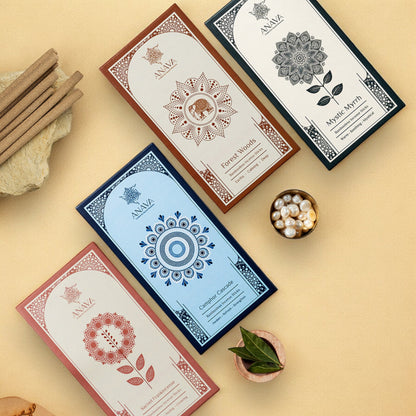 Nirvana Essence Set Bambooless Incense Sticks – Blend of Flavors