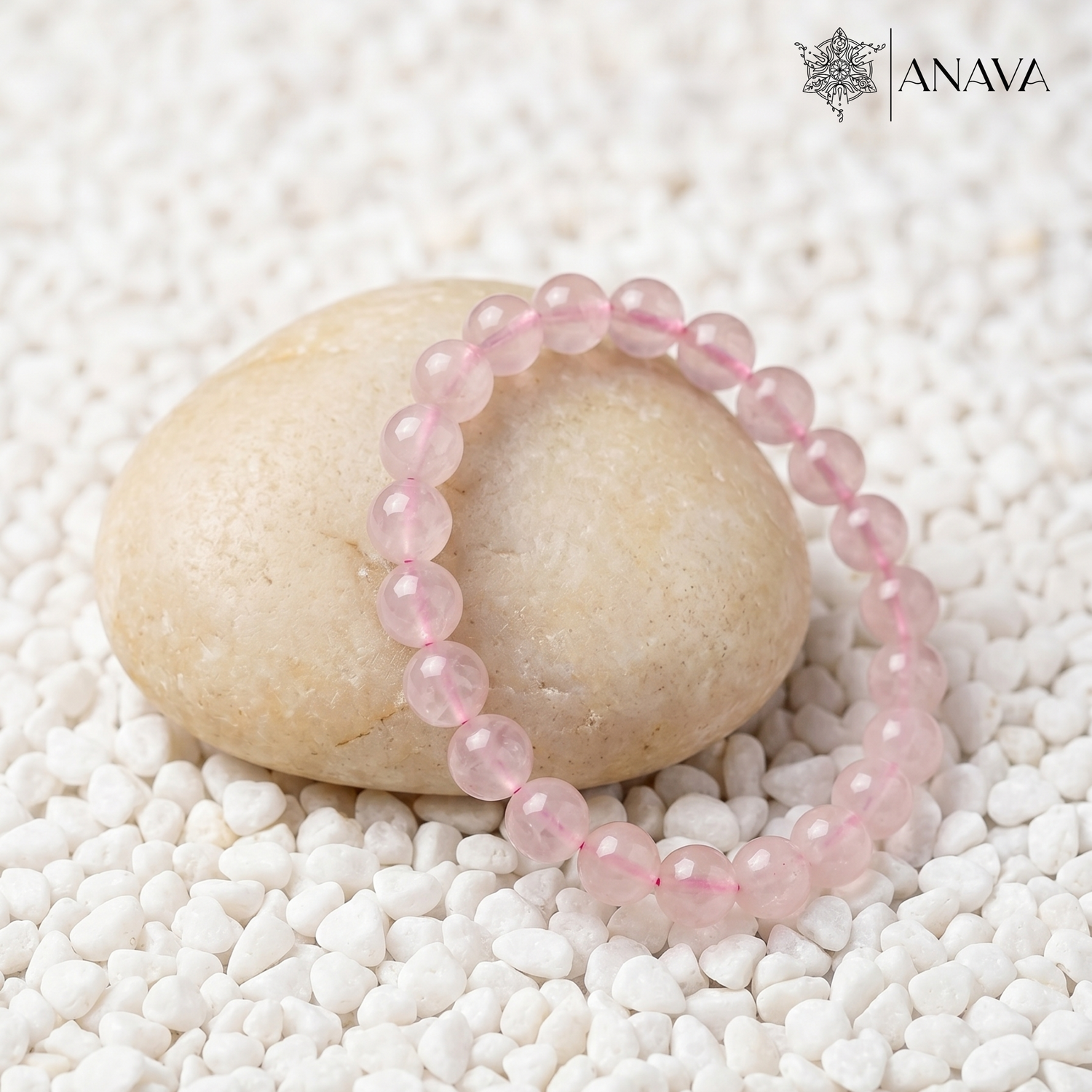 Rose Quartz Heart-Opener Bracelet | Magnetize Love &amp; Connection| Lab Certified
