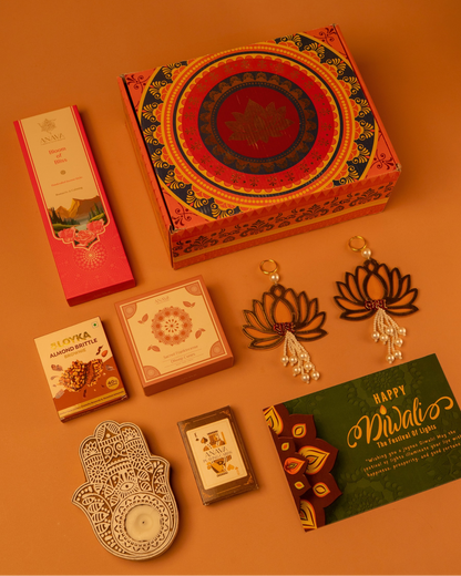 Hamsa Gift Box – Light, Fragrance &amp; Festivity in One