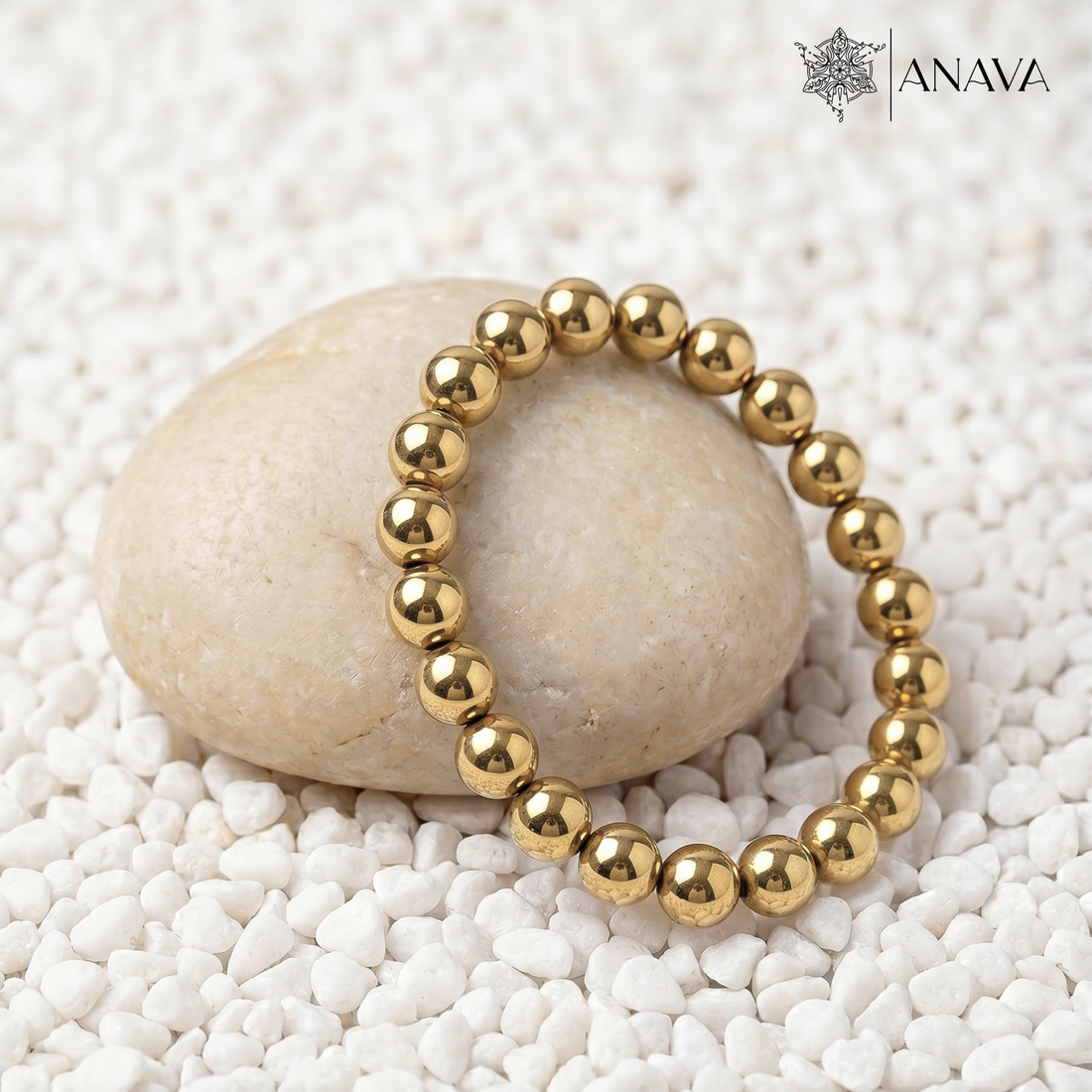 Dhan Labh Bracelet| Golden Hematite Spheres| Lab Certified