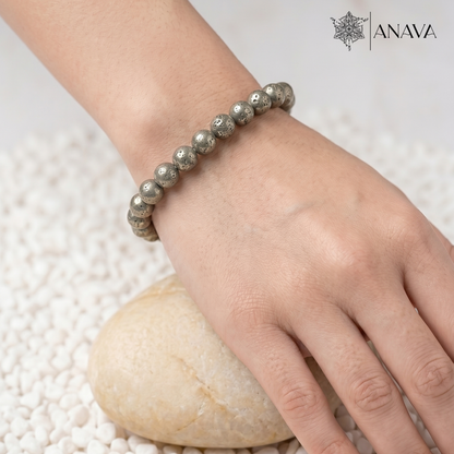 Pure Wealth Pyrite Bracelet | Attract Wealth(Money Magnet)| Lab Certified