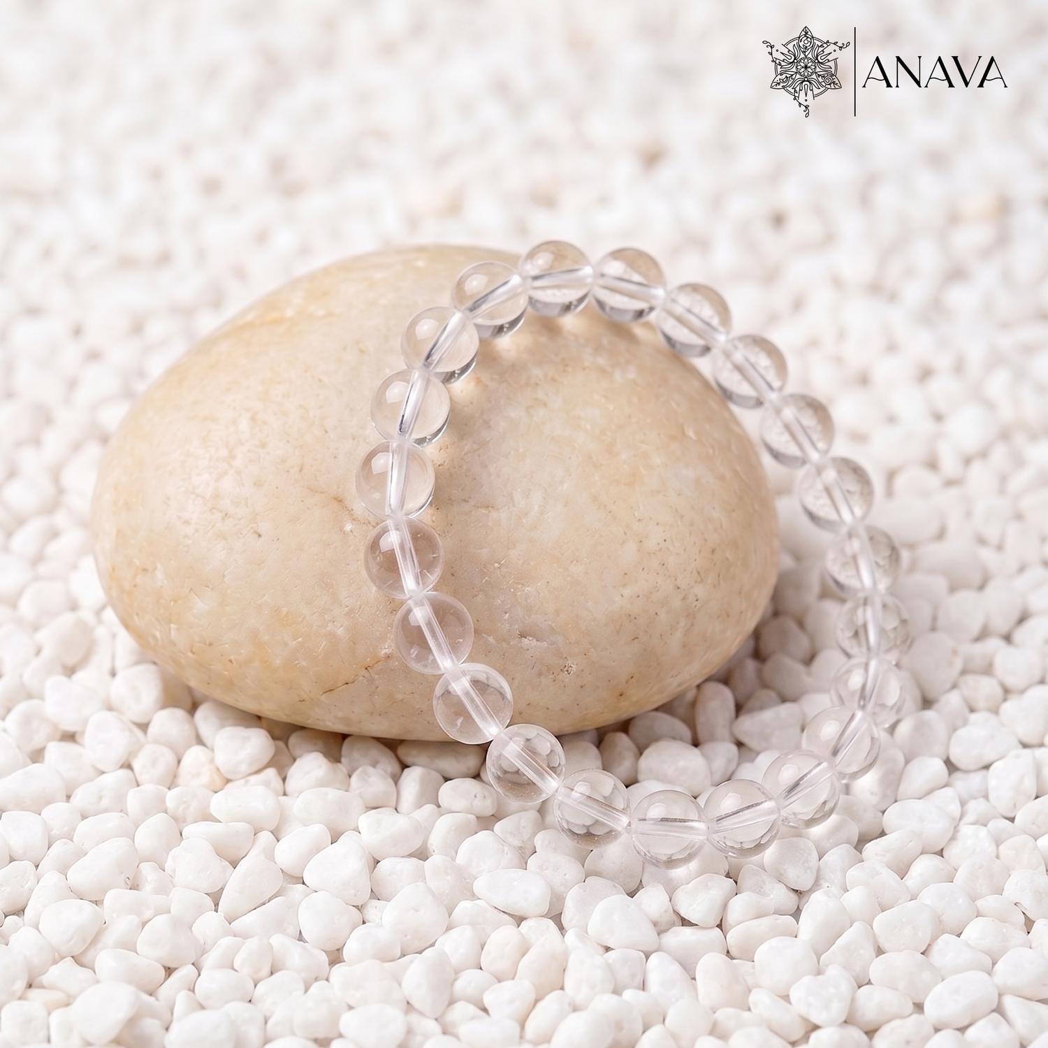 Luminescent Clear Quartz Bracelet | Dhanya Laxmi(Sphatik) | Lab Certified