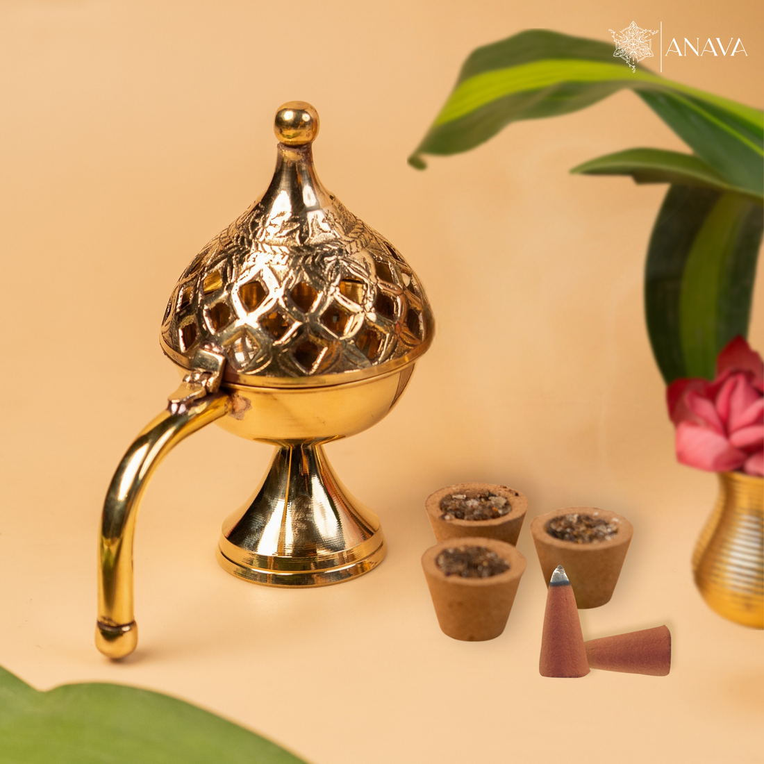 Spiritual Brass Dhoop Burner – Enhance Every Sacred Moment