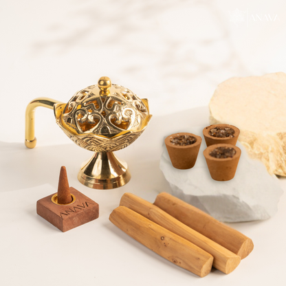 Divine-Lotus dhoop Burner - perfect for your devotion