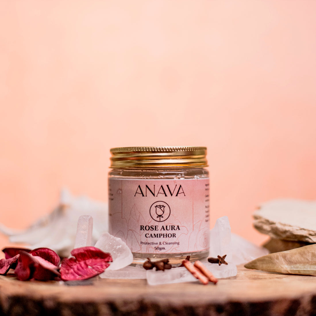 Rose Aura Camphor Blend – A Fragrance of Love &amp; Purity