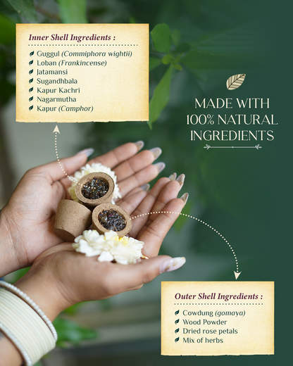 Vedic Havan Cups – Single Pack (14 Cups + 1 Free Stand)