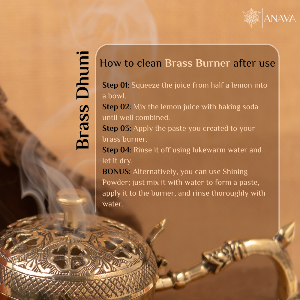 Exquisite Brass Handheld Dhoop Burner – Perfect for Puja &amp; Rituals