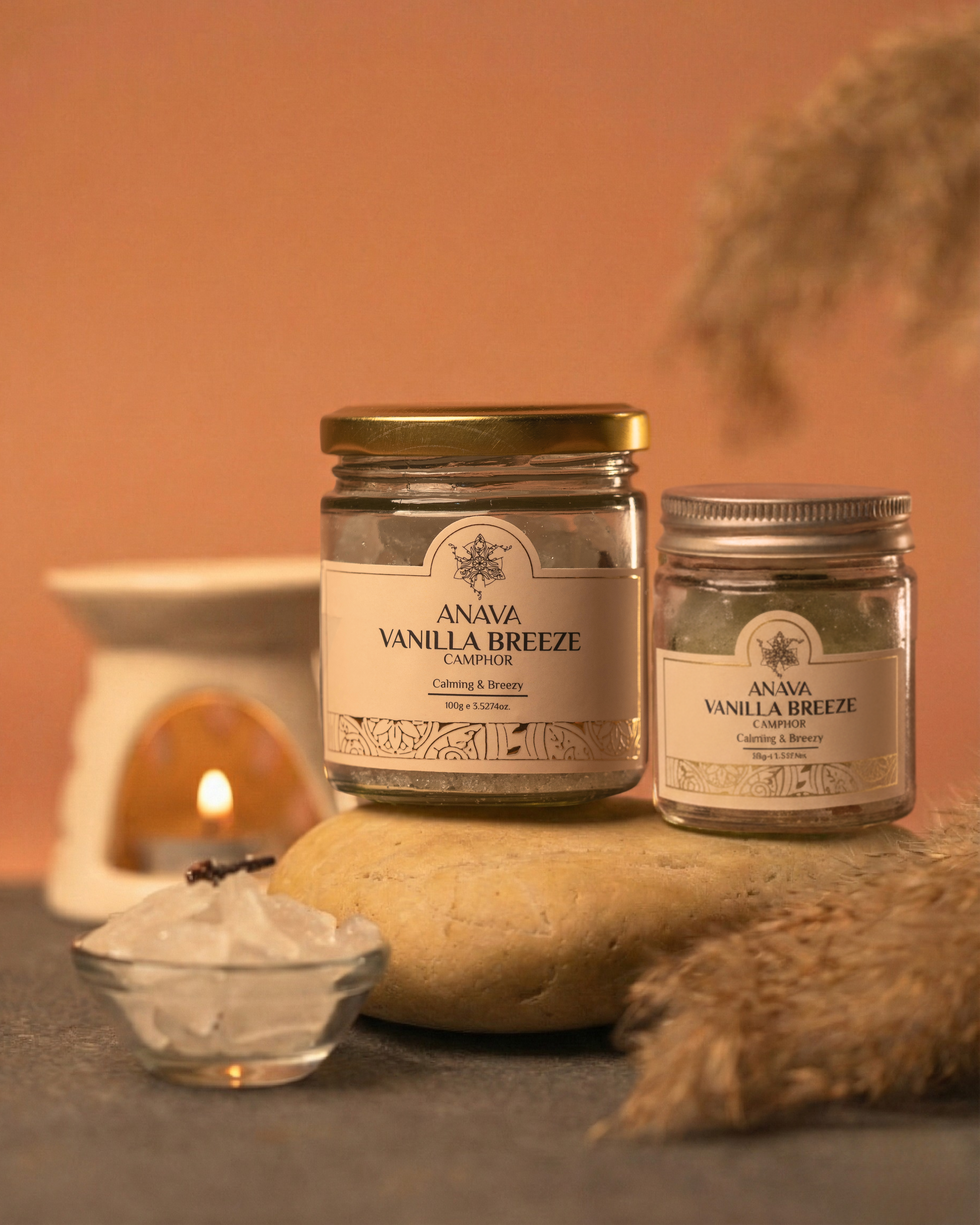 Vanilla Breeze Bhimseni Camphor Blend – 50gm, 100gm