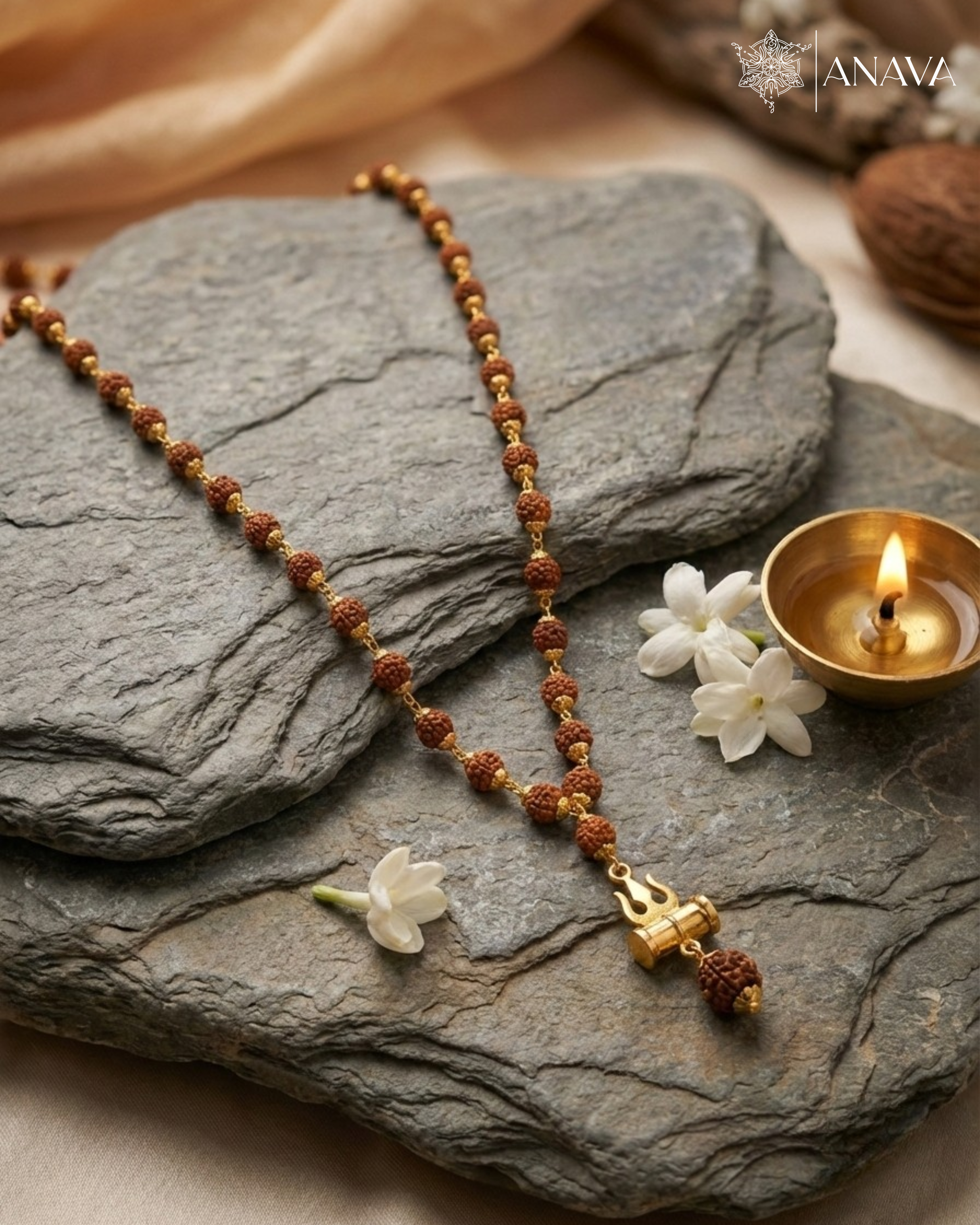 Free 5-Face Rudraksha Mala