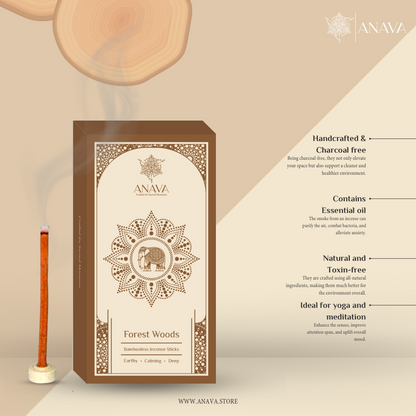 Forest Woods Bambooless Incense Sticks – Earthy feel