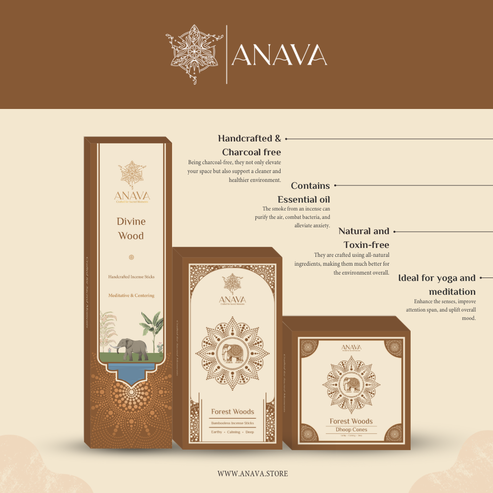 Nirvana Sandalwood Pack (Set of 3) Authentic &amp; Rich Aroma