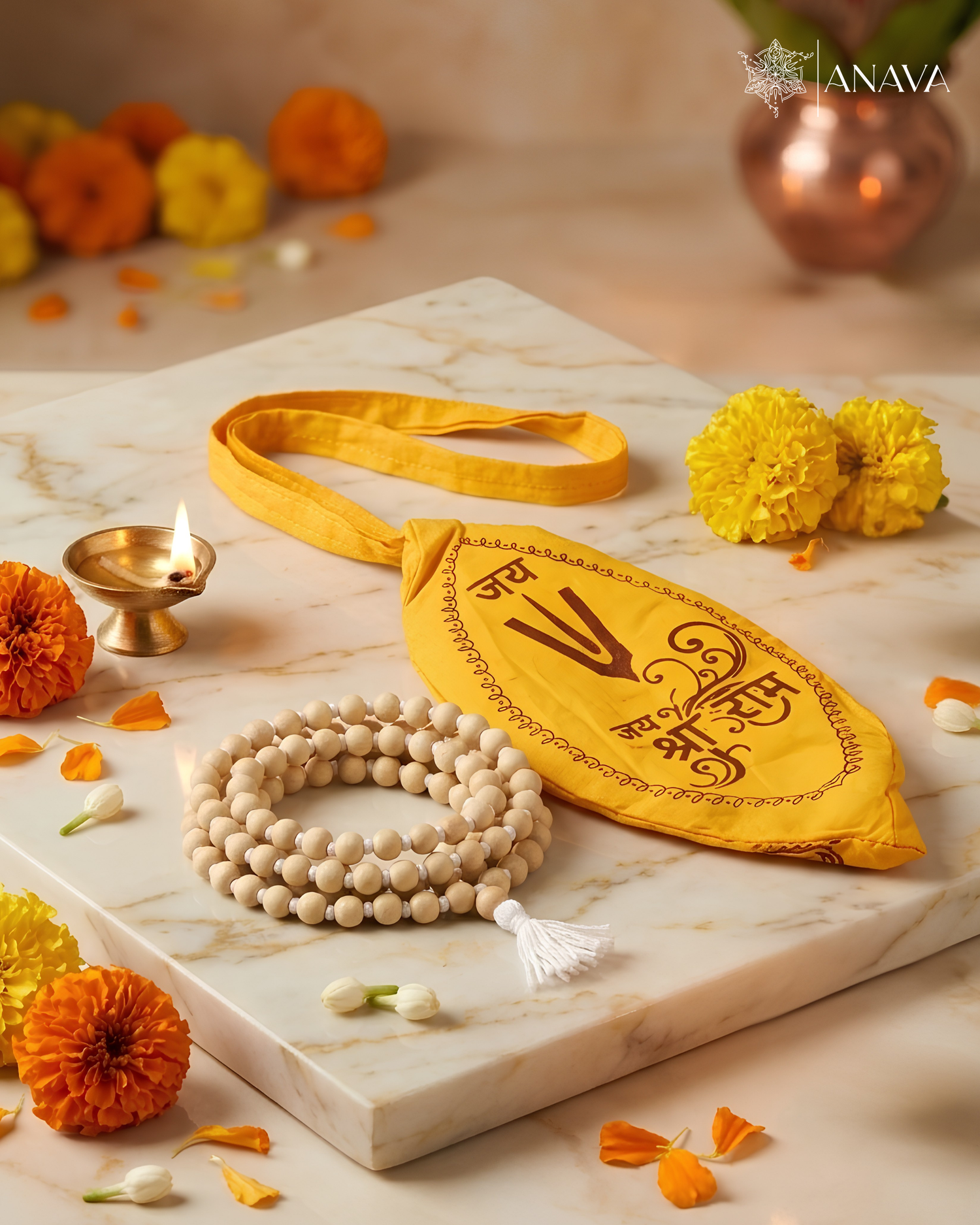 Free Tulsi Mala + Jaap Potli