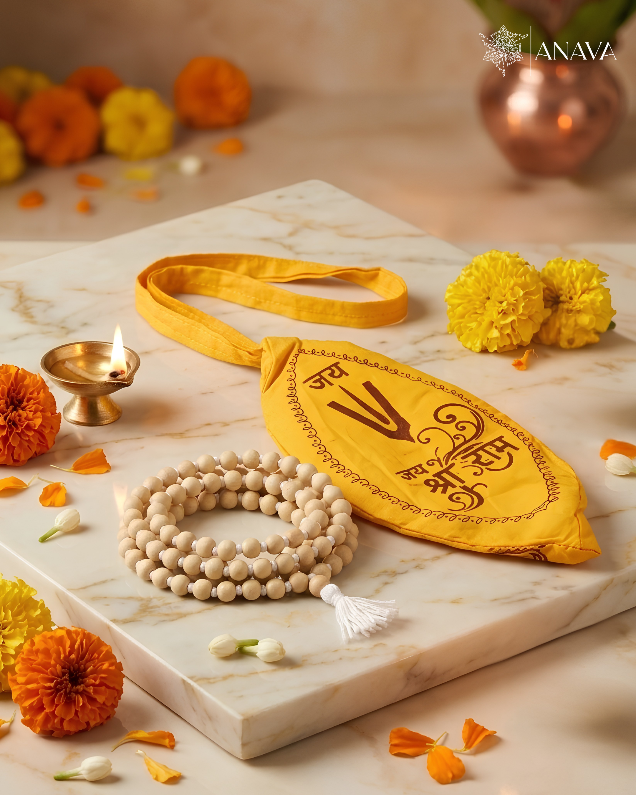 Free Tulsi Mala + Jaap Potli