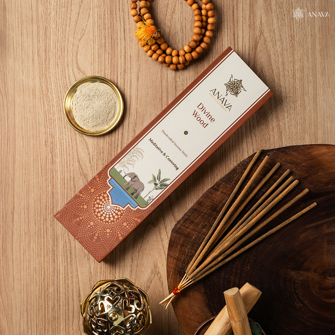 Divine Wood Incense Sticks – Soulful &amp; Spiritual Aroma