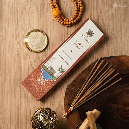 Divine Wood Incense Sticks – Soulful &amp; Spiritual Aroma