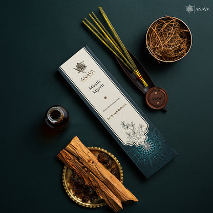 Mystic Myrrh Incense Sticks – Ancient Yoga &amp; Meditation Aroma