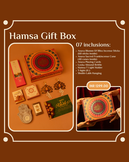 Hamsa Gift Box – Light, Fragrance &amp; Festivity in One
