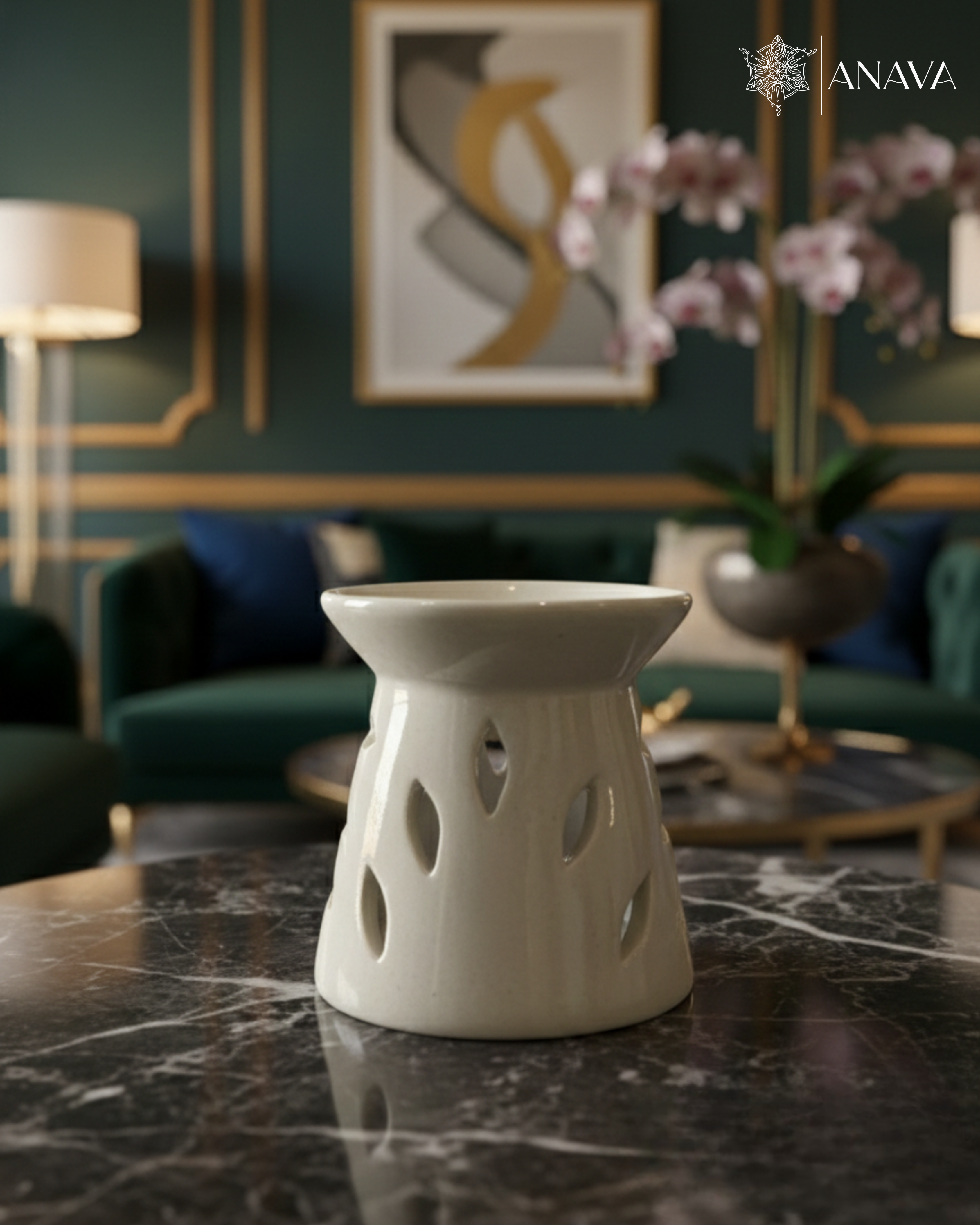 Lumina Leaf Ceramic Diffuser- An Invitation to Slowdown