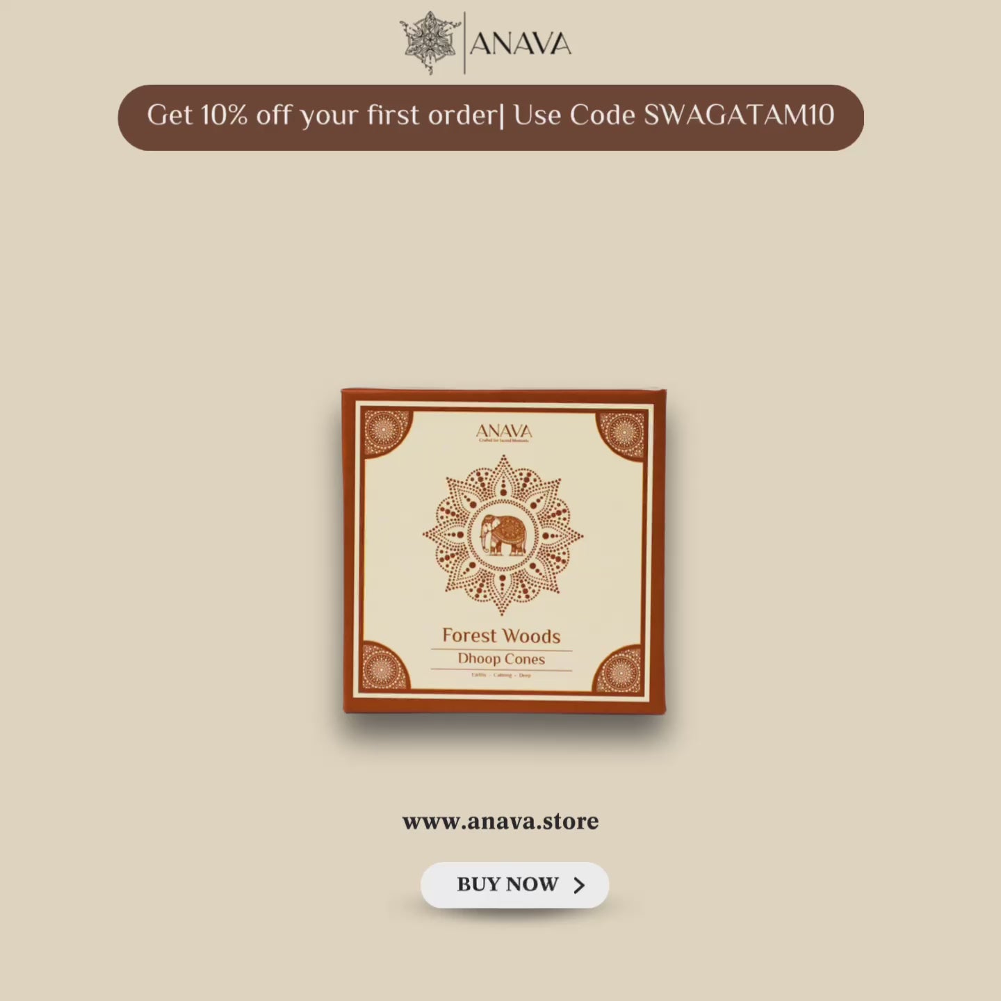 Nirvana-Dhoop Cone-Nurturing Soul