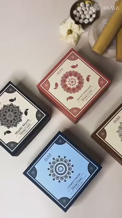 Forest Woods Dhoop Cones – Pack Contains 40 cones + 1 Free Stand