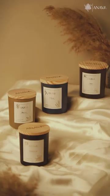 Sukoon &amp; Bahar Duo – Lavender &amp; Saffron-Sandalwood In a Jar- Soy Wax CandlePack Of 2-140gm each